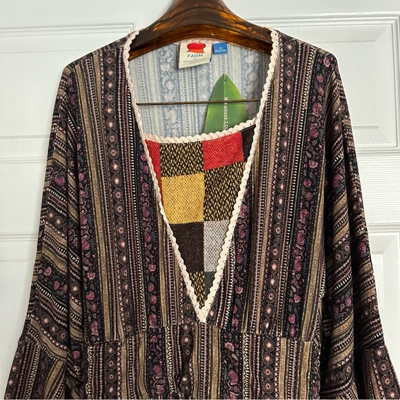 NWT FARM RIO ANTHROPOLOGIE MIDI DRESS - Picture 4 of 9